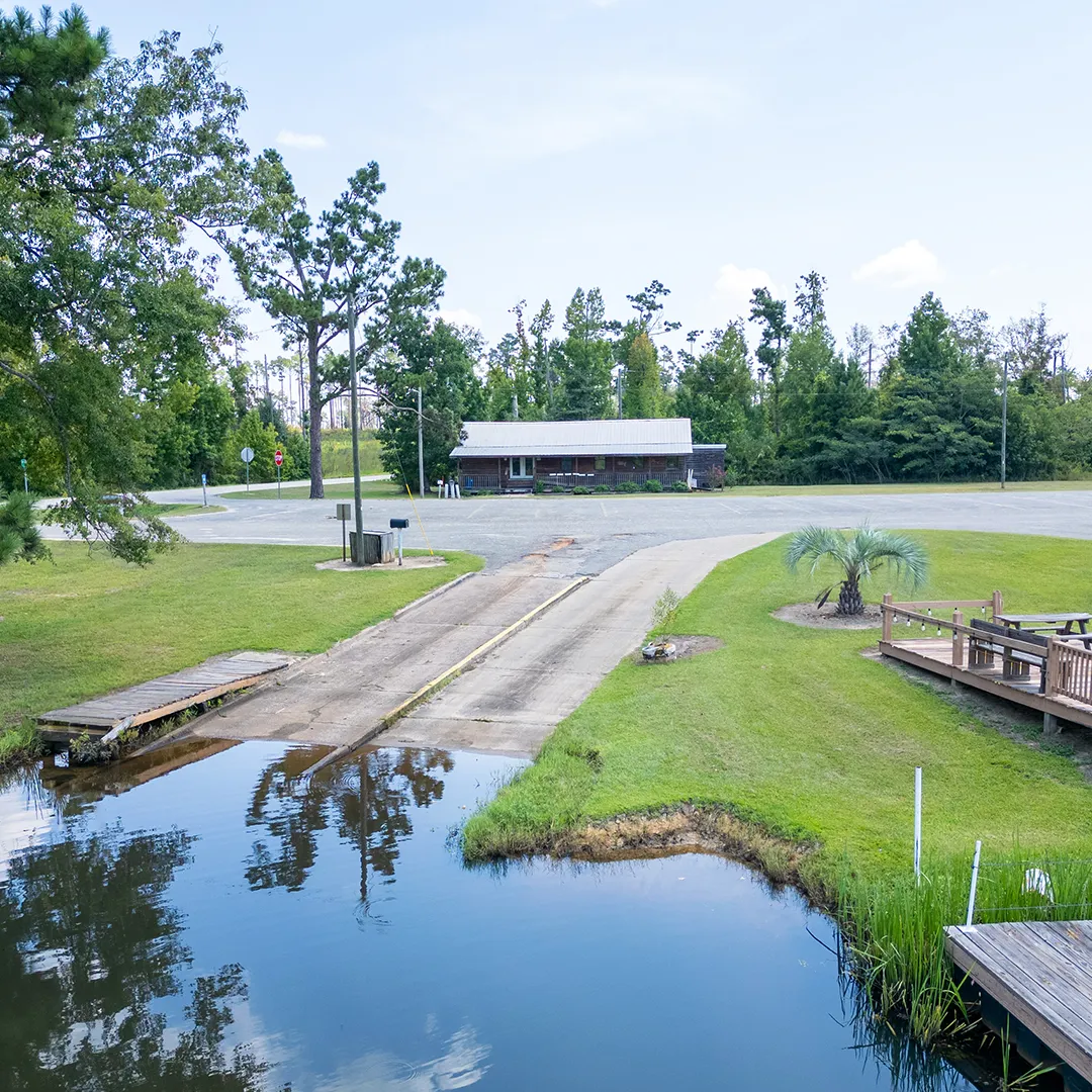 Boat Launch with access to the Chattahoochee River at Trail's End Resort and Marina